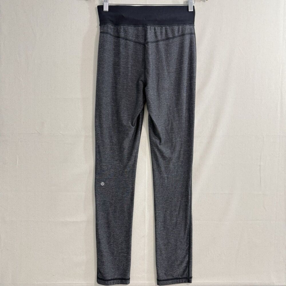 Lululemon Woman Size 8 Gray athletic basic Pants running pants 31” Inseam Lined - Picture 1 of 9